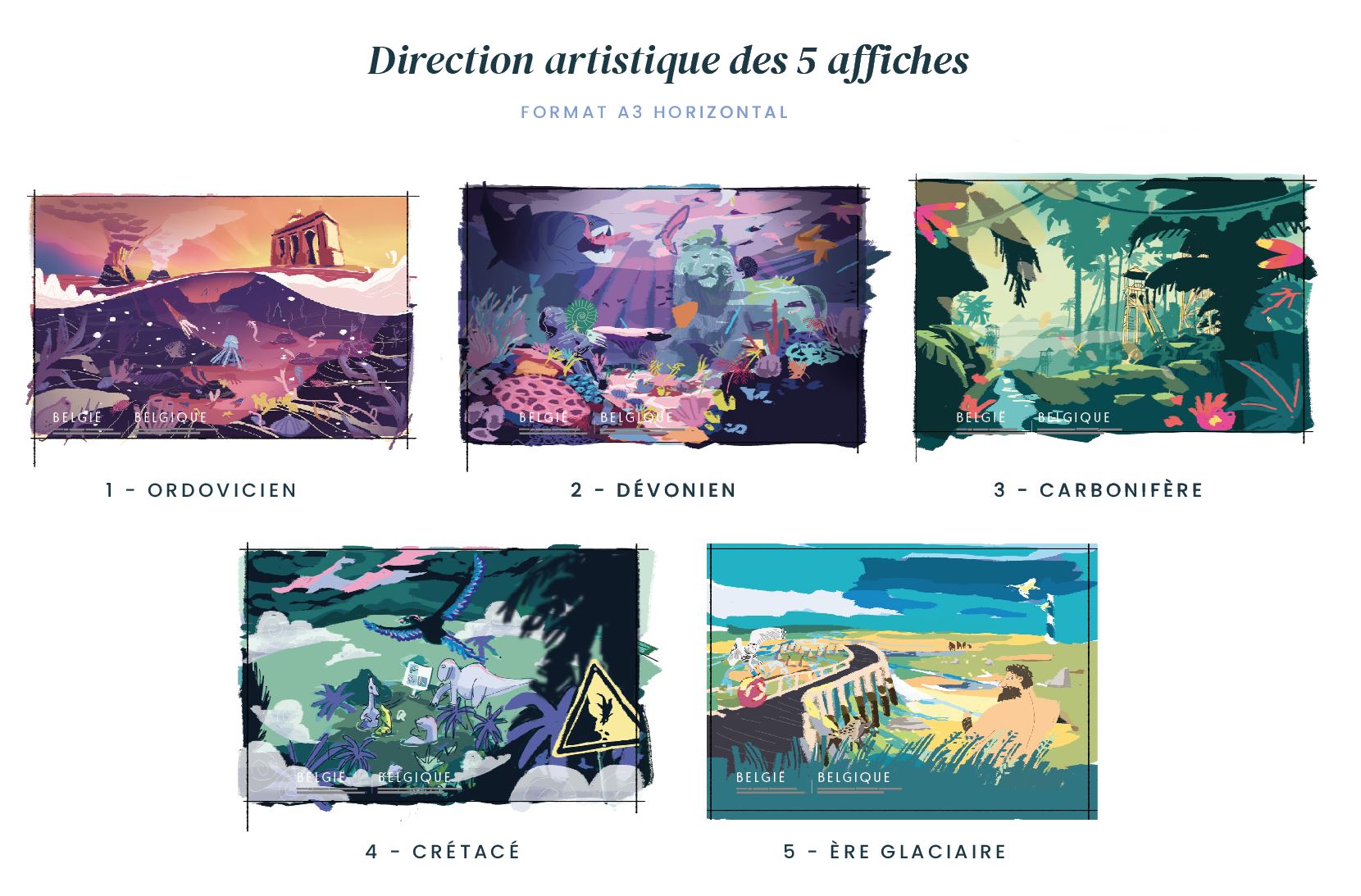 brouillon illustration affiches scientifiques