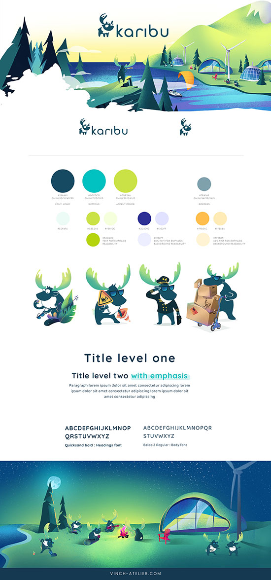 brandboard karibu charte graphique